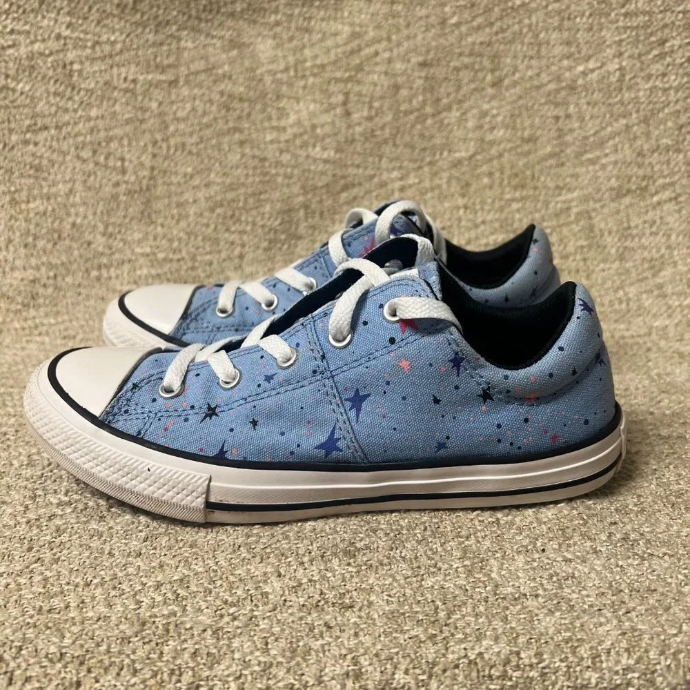 Converse Girl's CT AS Madison Light Blue/O-Blue Low Top Sneakers-Size Y3